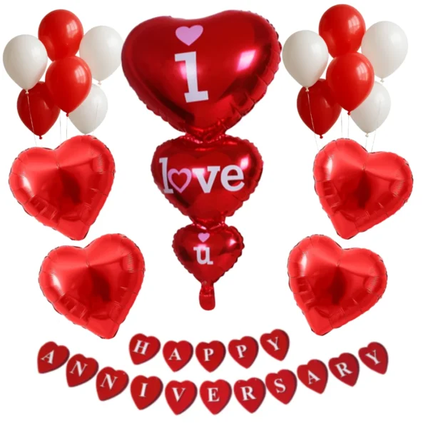 Giftella Happy Anniversary Decoration Kit (18 pc)